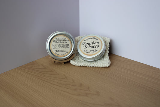 Bourbon Tobacco Scented Lotion Bar
