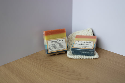 Bourbon Tobacco Scented Beard and Body Soap