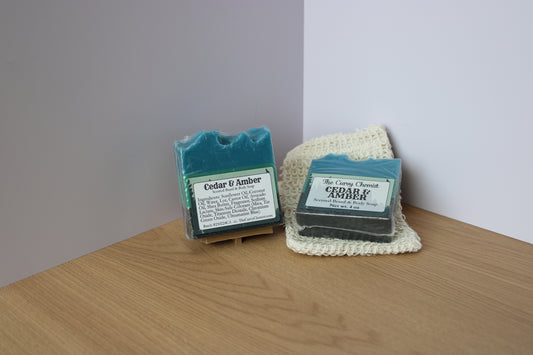 Cedar & Amber Scented Beard and Body Soap