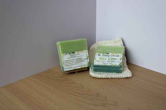 Key Lime Scented Tallow & Goat Milk Artisan Soap