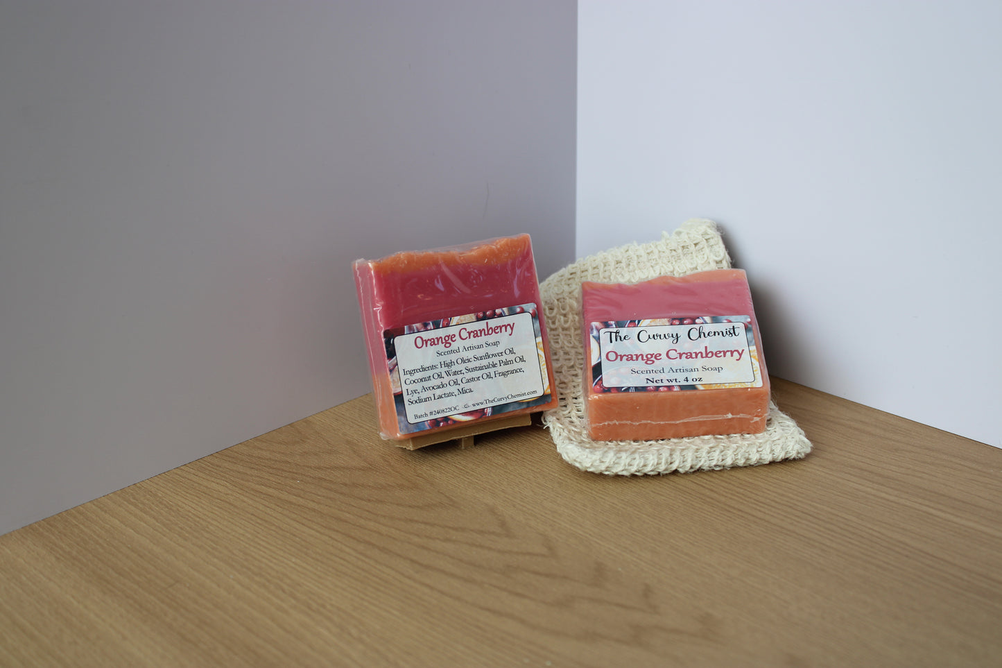 Orange Cranberry Scented Artisan Soap