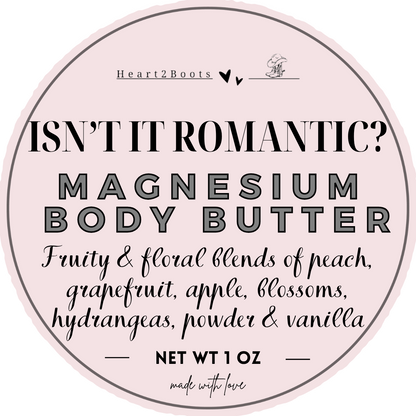 Magnesium Body Butter by Heart2Boots