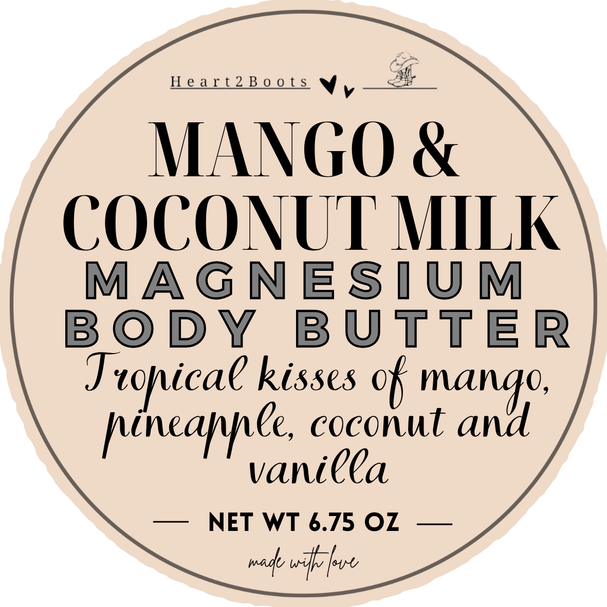Magnesium Body Butter by Heart2Boots