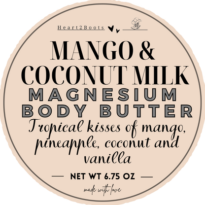 Magnesium Body Butter by Heart2Boots