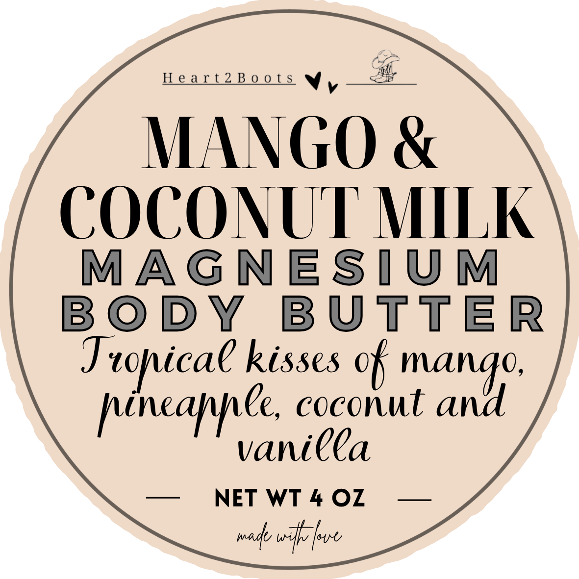Magnesium Body Butter by Heart2Boots
