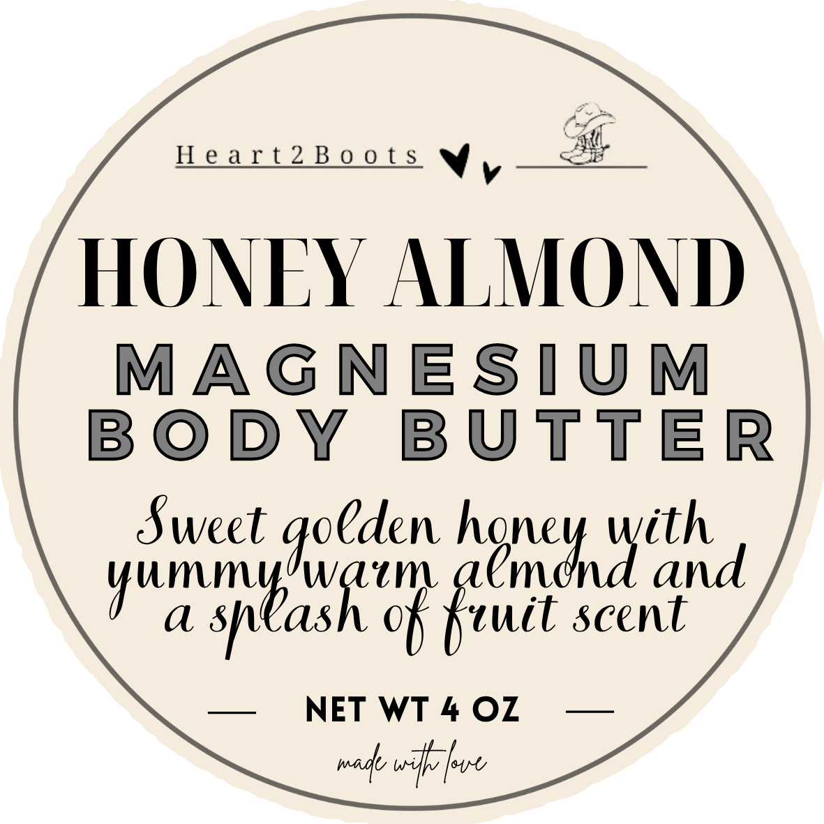Magnesium Body Butter by Heart2Boots