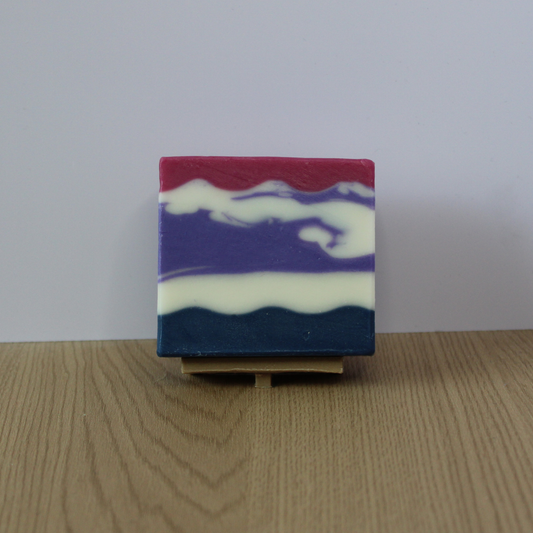 Black Raspberry Vanilla Scented Tallow & Goat Milk Artisan Soap