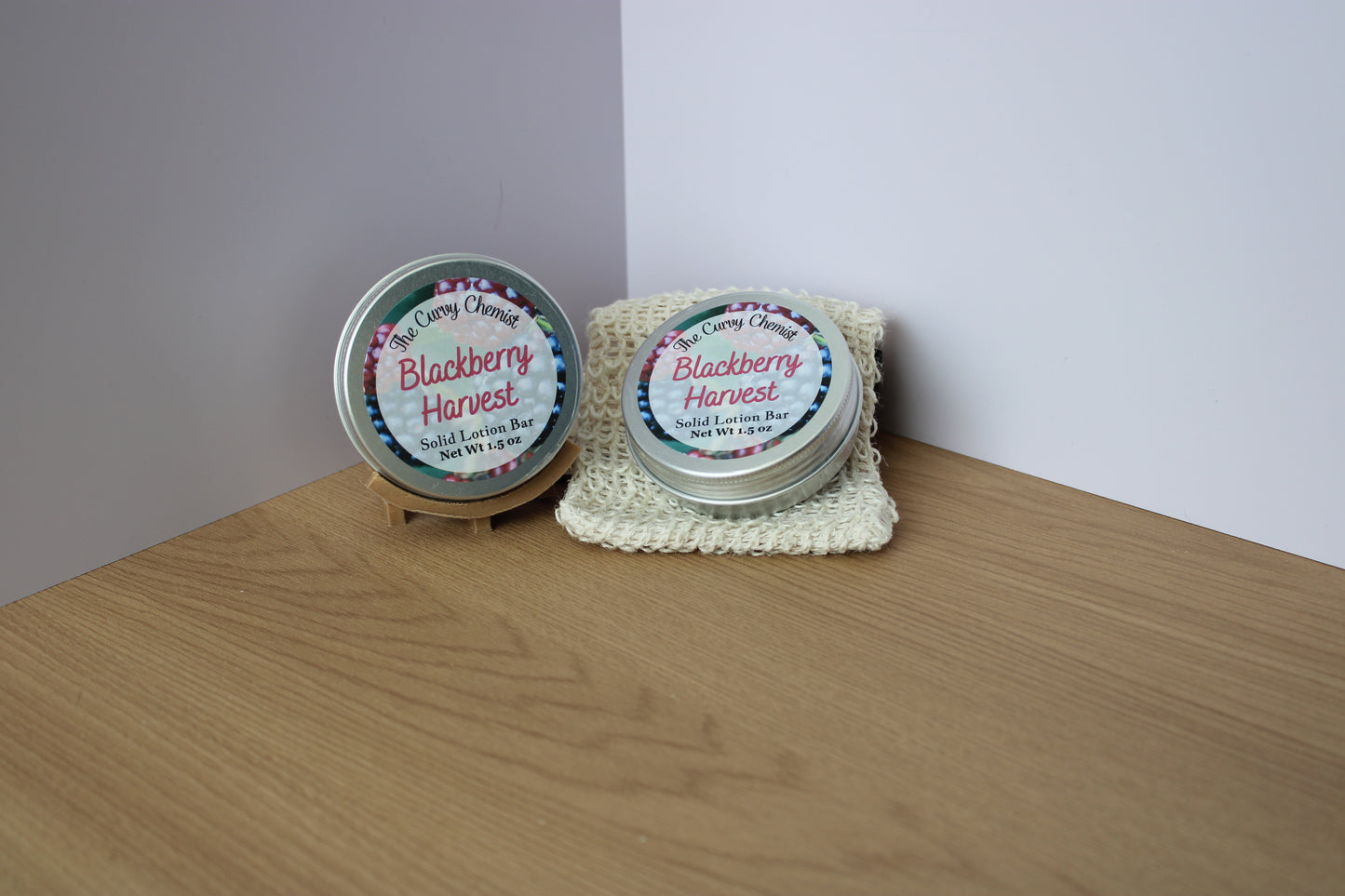 Blackberry Harvest Scented Solid Lotion Bar