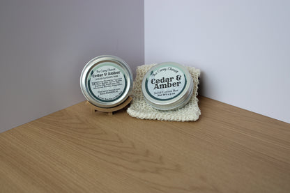 Cedar & Amber Scented Lotion Bar