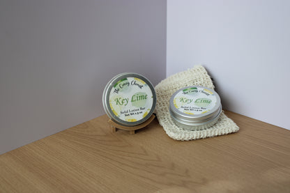 Key Lime Scented Solid Lotion Bar