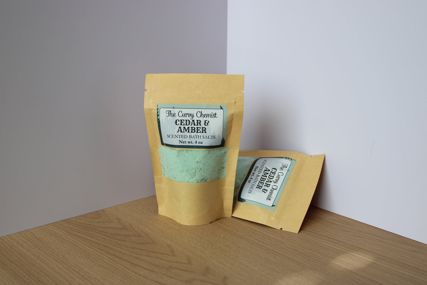 Cedar & Amber Scented Bath Salts