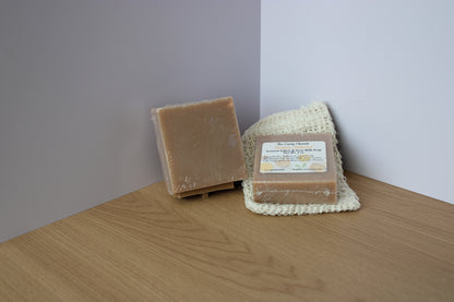 Honey Almond Scented Tallow & Goat Milk Artisan Soap