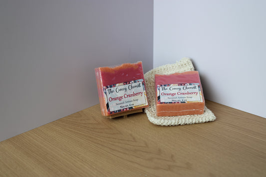 Orange Cranberry Scented Artisan Soap